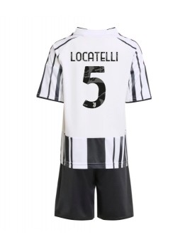 Juventus Manuel Locatelli #5 Replika Hemmakläder Barn 2025-26 Kortärmad (+ byxor)